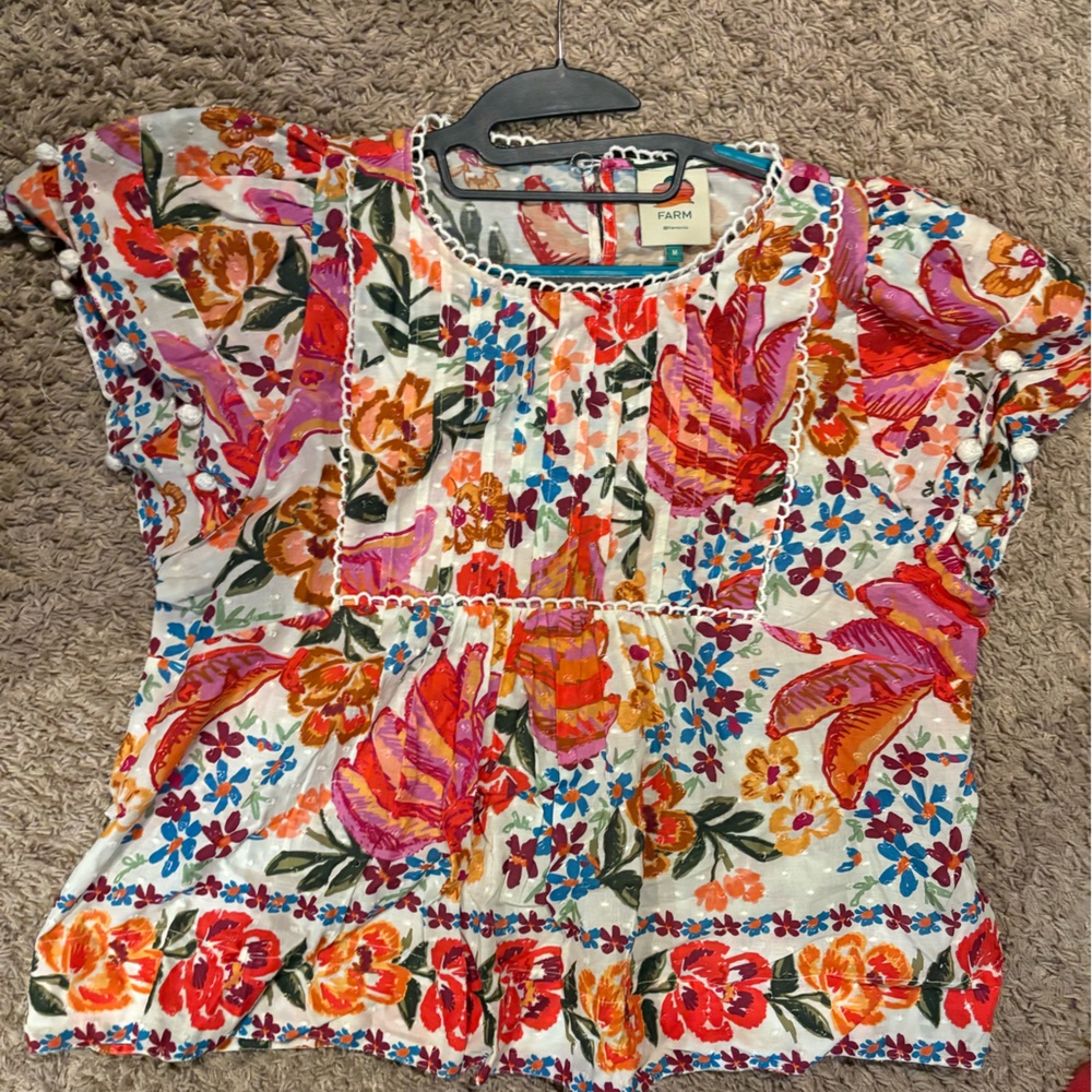 FARM Rio Multicolor Floral Blouse